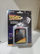 ThinkGeek Back To The Future Flux Capacitor USB Car Charger RARE NEW SEALED