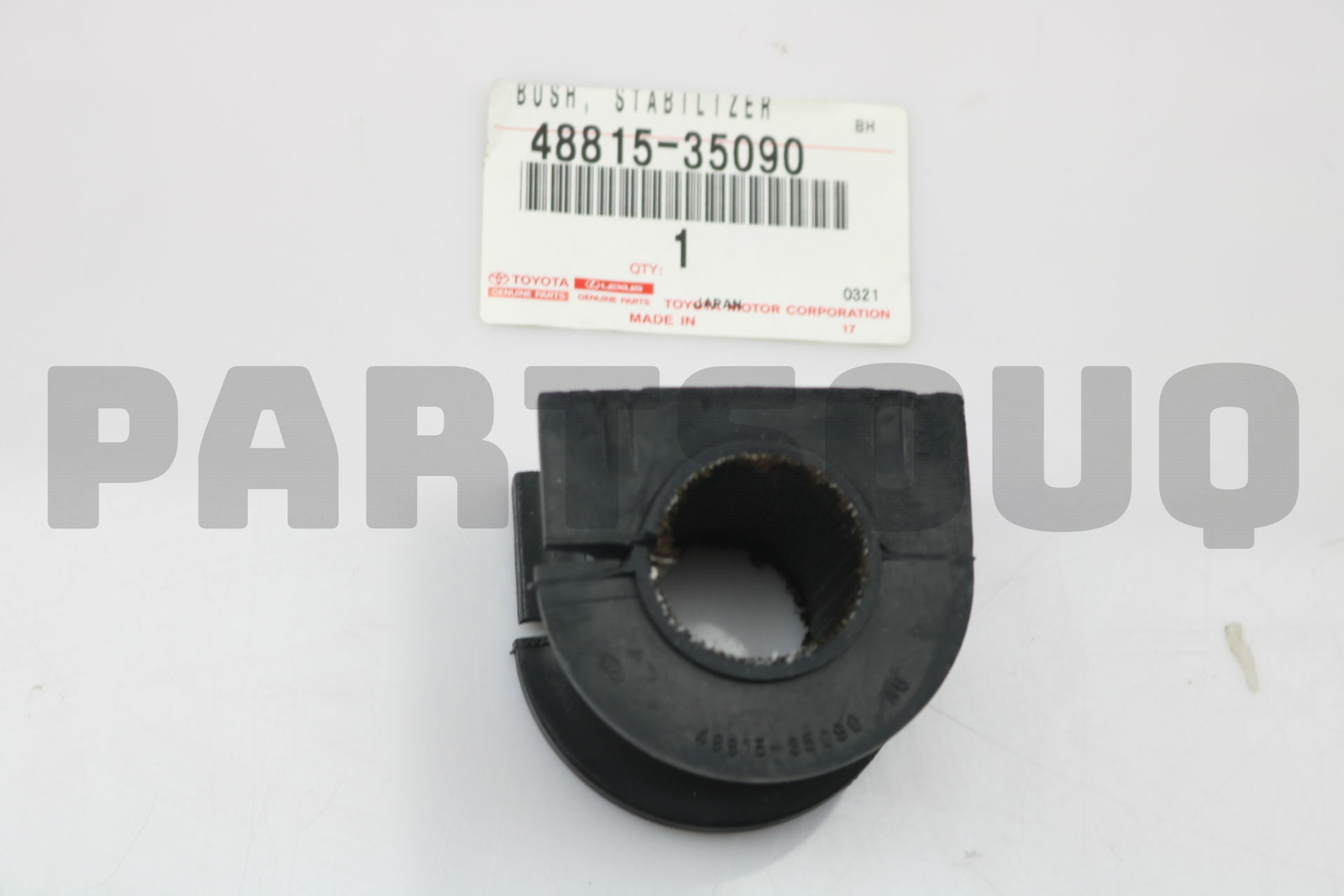 4881535090 Genuine Toyota BUSH, FRONT STABILIZER BAR, NO.1 48815 