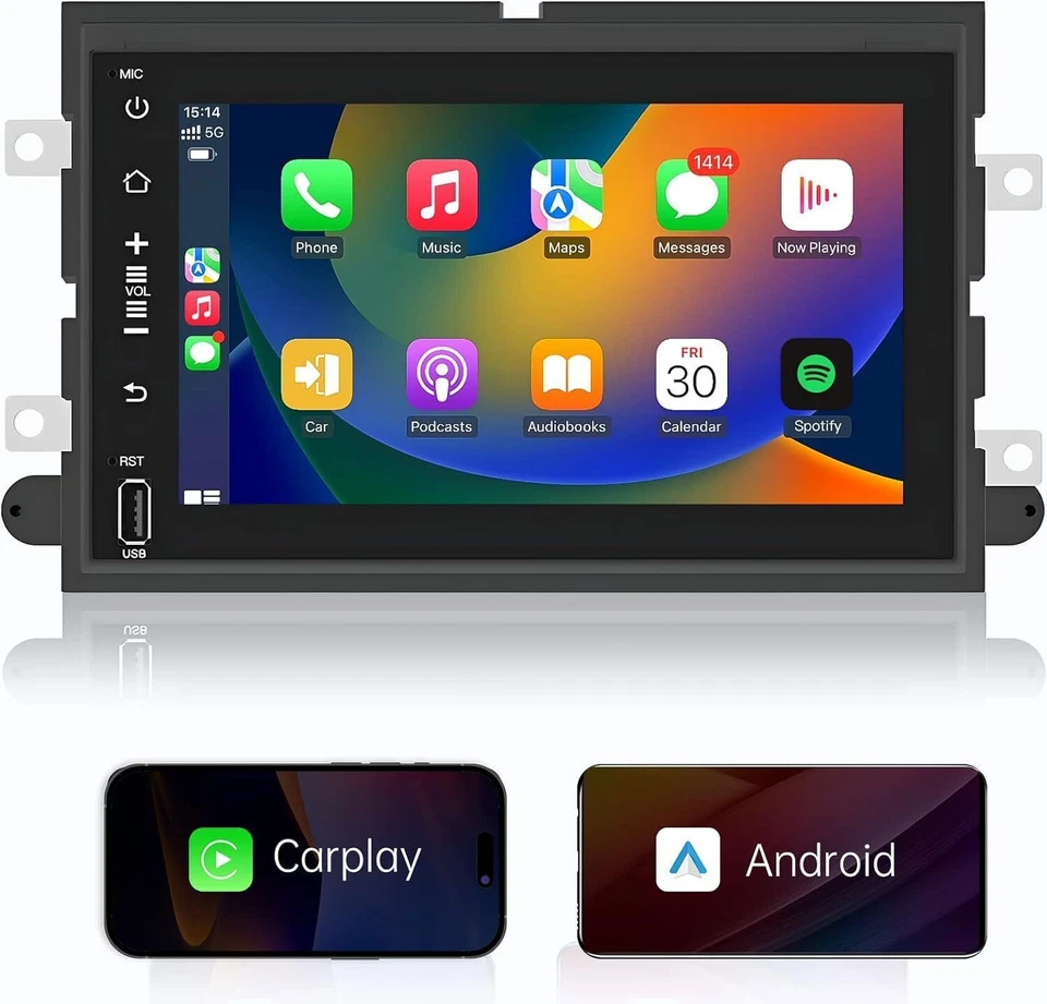 For 2008-2009 Ford Taurus Ford Sable WiFi Apple Carplay Radio Android GPS FM Foto 4 de 4