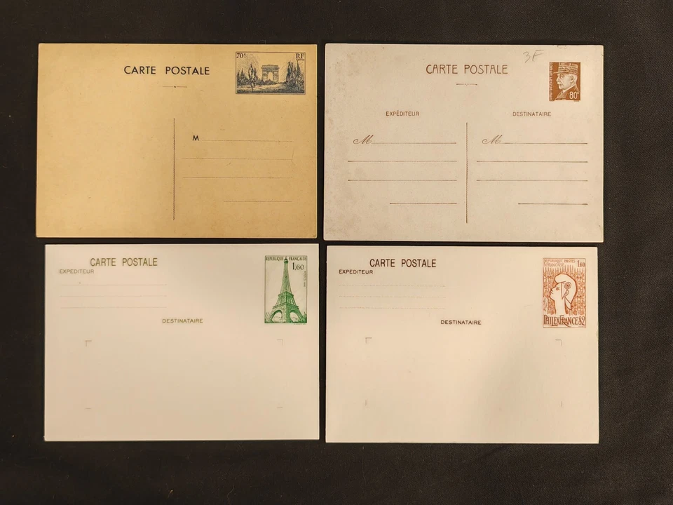 LOT ENTIER POSTAL PETAIN, Arc de Triomphe, Eifel, Philexfrance - Photo 1/1