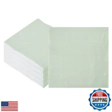 Ottin Solid Sage Green Paper Dinner Napkins 6.5'' Disposable Luncheon Napkins