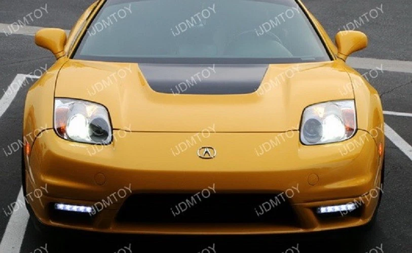 COPPIA LUCI DIURNE 6 POWER LED DAYLIGHT 12 UNIVERSALI AUTO LUCE BIANCA ANTERIORI - Immagine 2 di 4