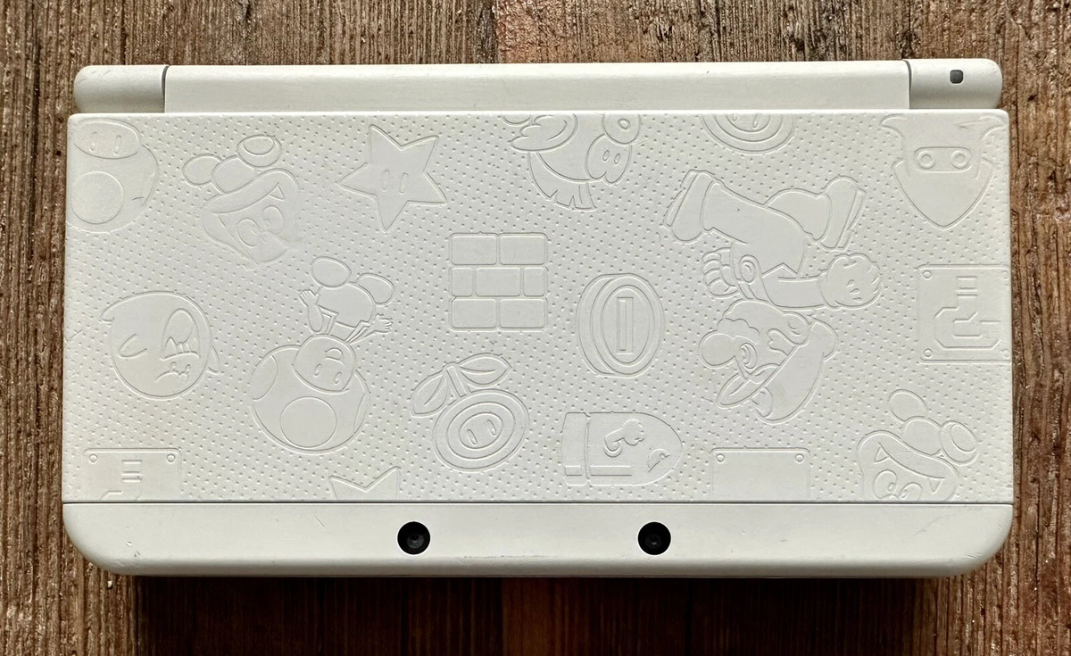 New Nintendo 3DS Super Mario White Edition GameStop Premium