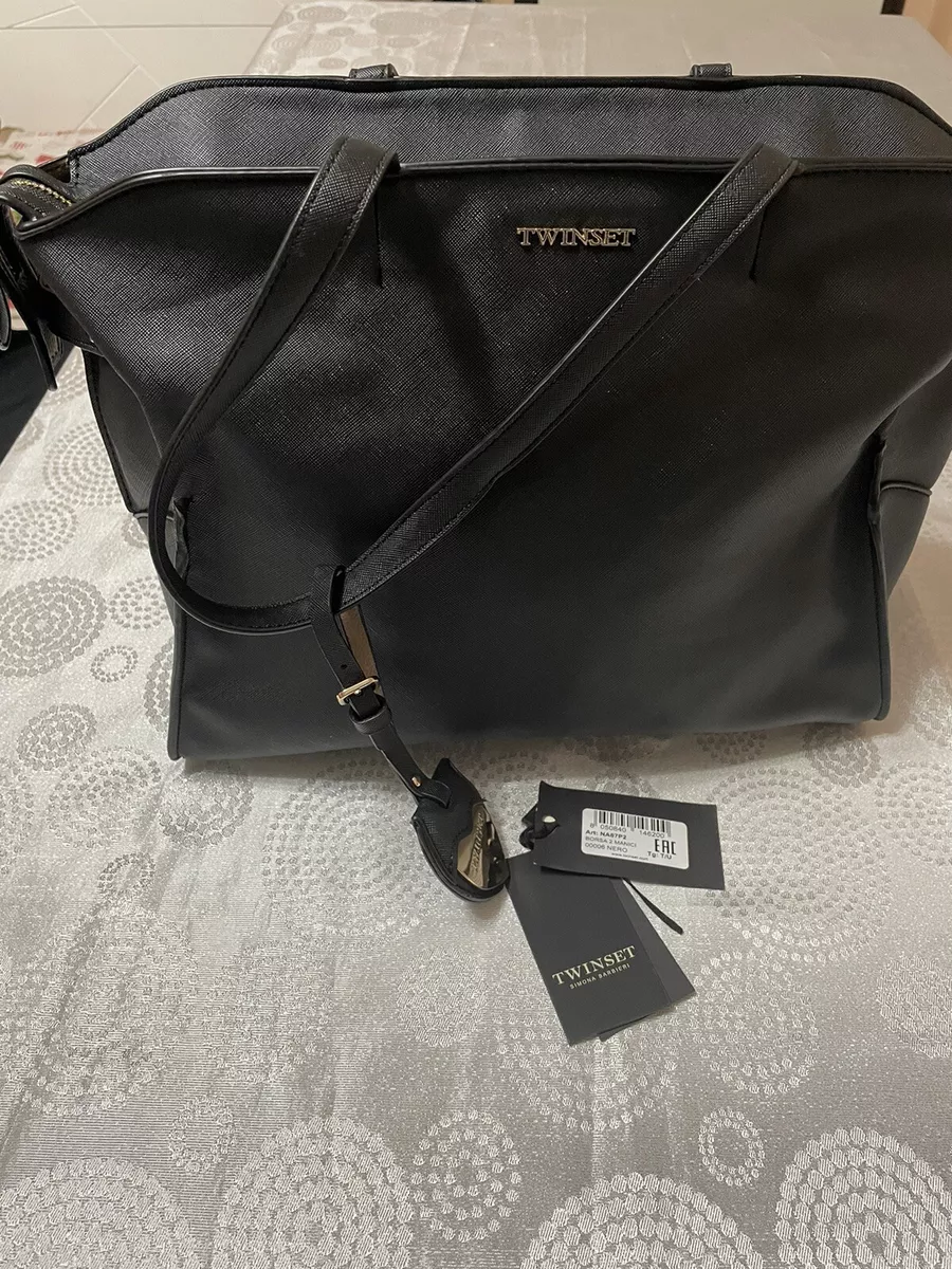 Shopper TWIN SET WOMEN Tote Shopping Twinset Shoulder Bag Black