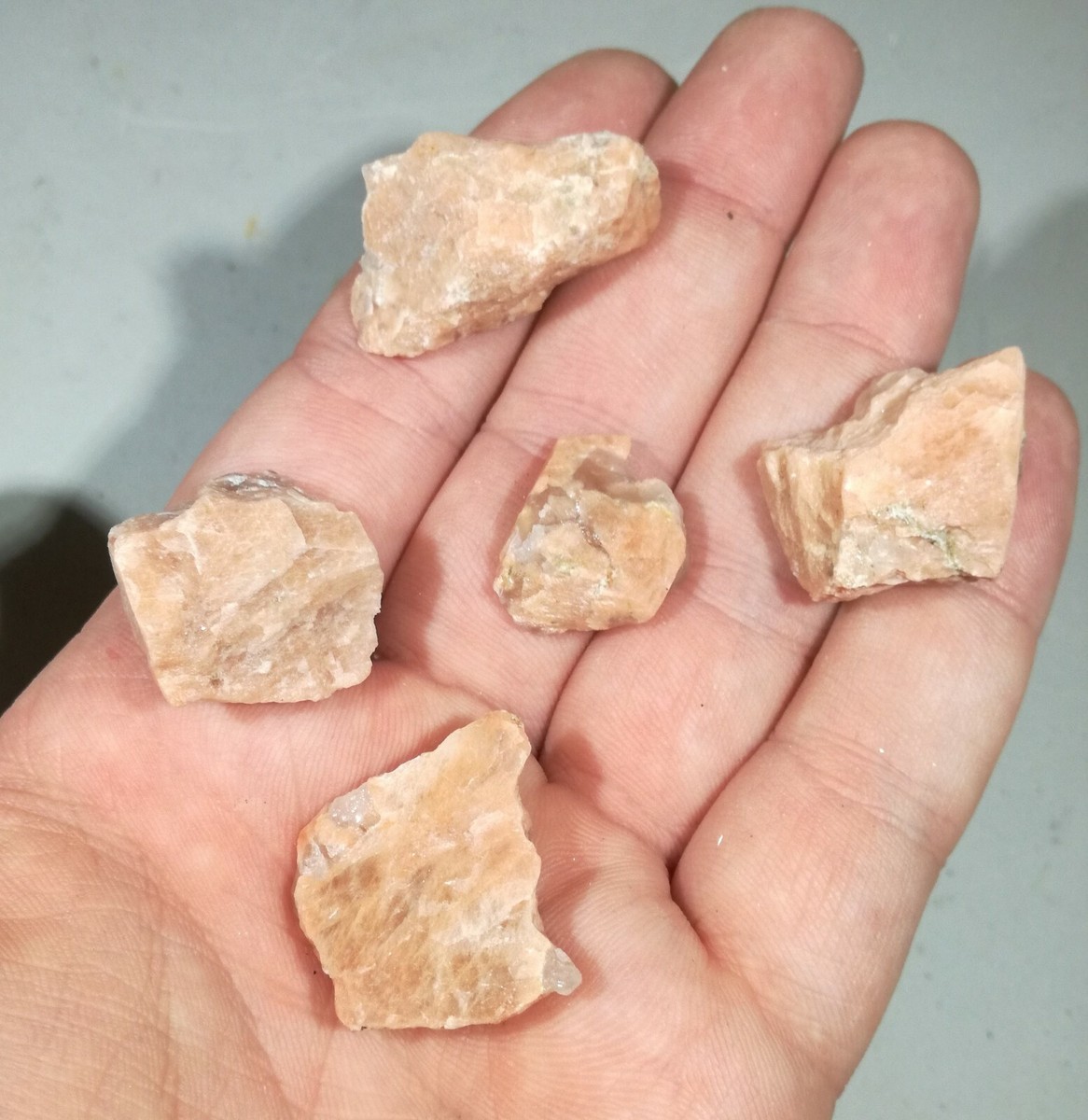 1x MOONSTONE Natural Rough Raw Freeform Crystal Specimen Mexico