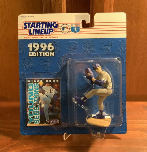 1996 Kenner Starting Lineup *Hideo Nomo/Dodgers* Rookie Figure/Baseball