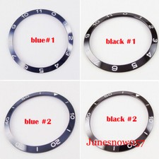 Slop Blue Black 39.2mm Watch Bezel Ring Insert for 41mm CORGEUT Watch 