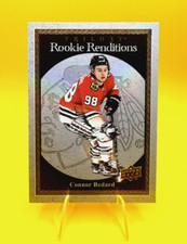 Connor Bedard 2023-24 UD Trilogy Rookie Renditions RC #RR-10 Chicago 🔥🔥🔥