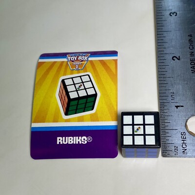World's Smallest Micro Toy Box Series 1 RARE Rubik's Cube