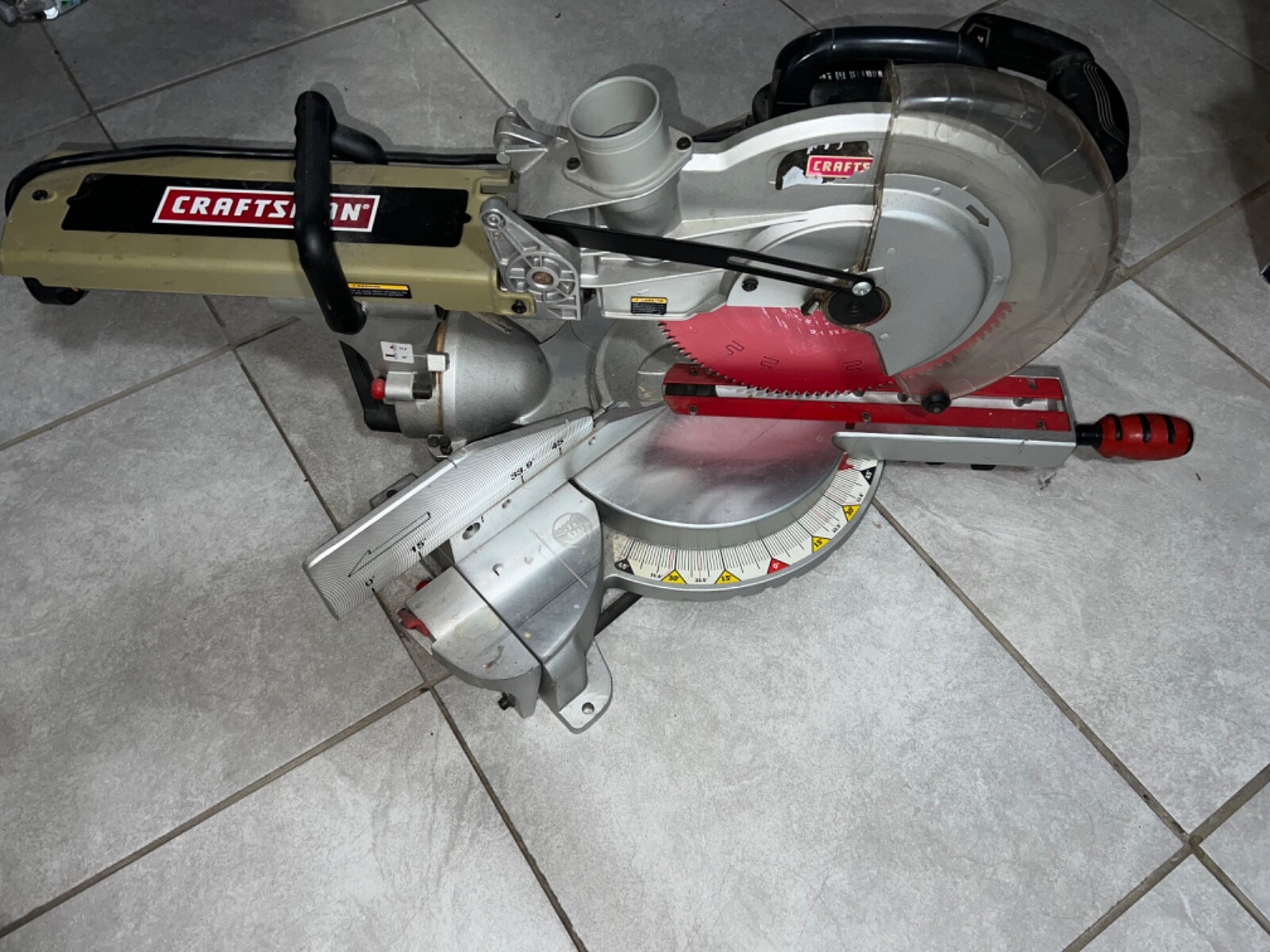 craftsman 12" slider miter saw eBay