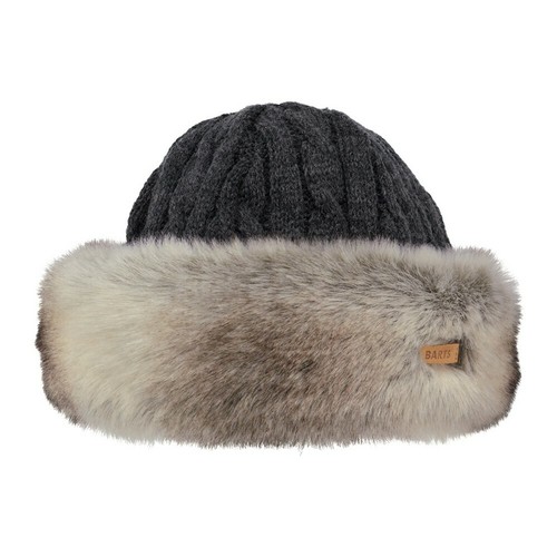 Womens Barts Faux Fur Cable Bandhat 