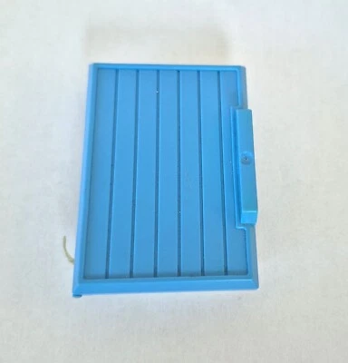 PORTE BASSE AVEC ETAGERES REFRIGERATEUR BLEU MAISON MODERNE PLAYMOBIL... - Photo 1/2