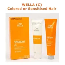 Wella C Straight Hair Cream Creatine Colored Sensitized Permanent