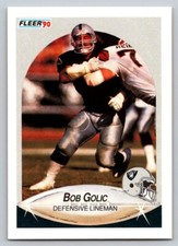 1990 Fleer Bob Golic #254