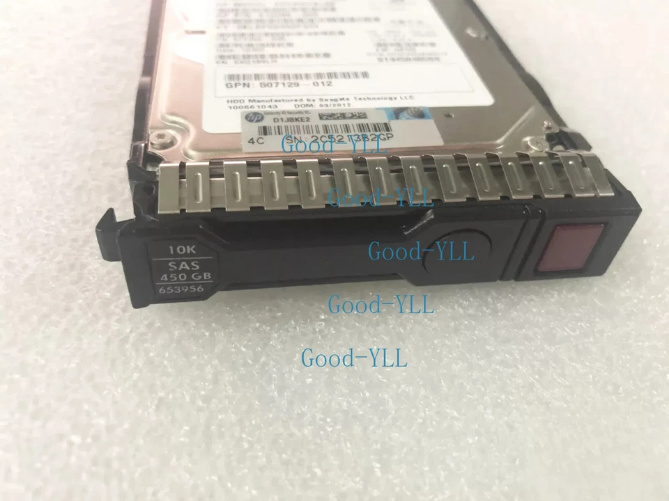HPE 652572-B21 653956-001 450GB 10K 2.5" 6G SAS DUAL PORT SC ENT HARD DRIVES HDD - Image 2 of 2