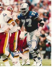Jim Jeffcoat Autographed 8x10 Dallas Cowboys Free Shipping C783