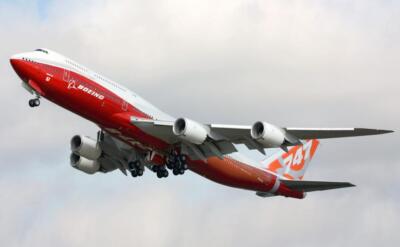 BOEING PLANE 747-8 TAKEOFF GLOSSY POSTER PICTURE PHOTO PRINT BANNER 9617
