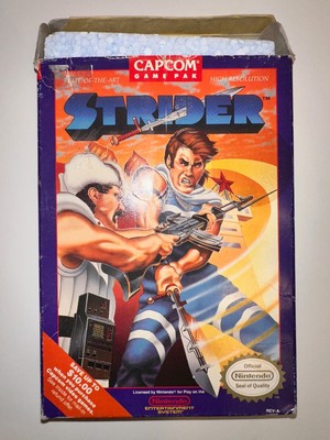 Strider (Nintendo Entertainment System | NES) BOX +Foam Authentic