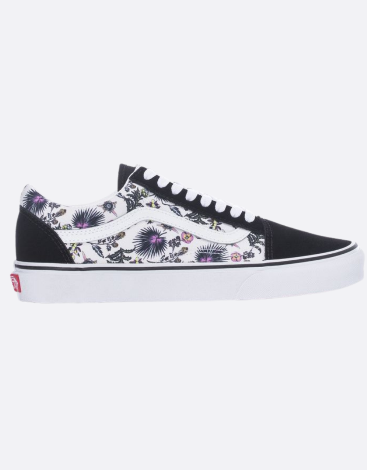 vans pressed floral old skool shoes
