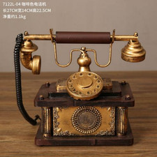 10.6" Retro Creative Telephone Ornaments Model Desktop Decoration