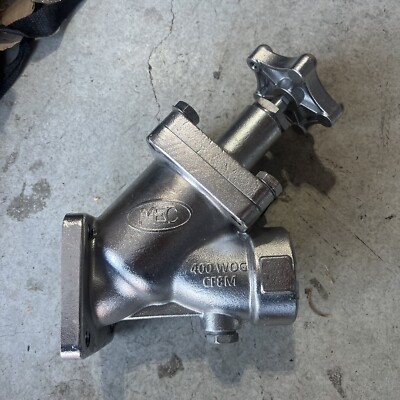 Stainless Steel 4 Bolt Flange Type B x 2''FNPT - 2'' Body High Flow Globe Valve