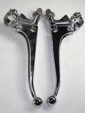 Lever set Handlebar TRIUMPH NORTON BSA CHROME 7/8" Vintage LEVER SET