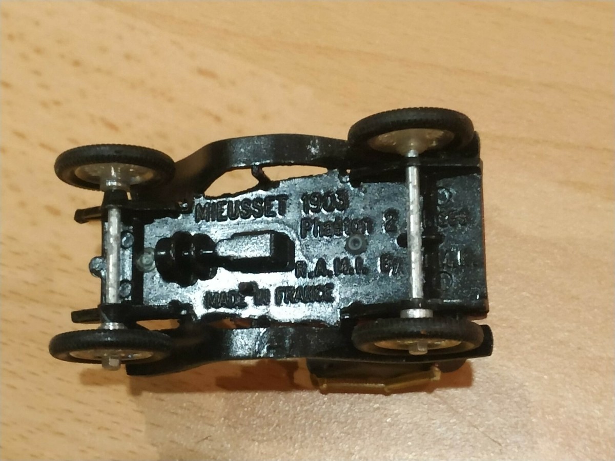Boîte Imprimée RARE Mieusset Rami - Phaeton 2 Places 1903 - Échelle 1:43