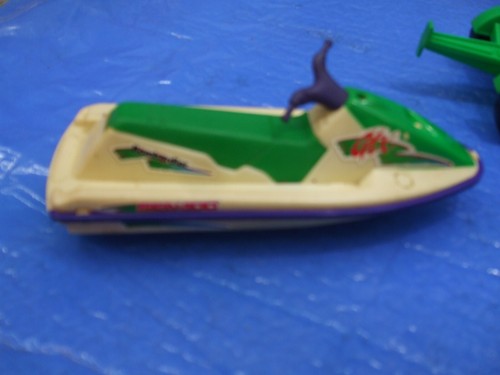 NYLINT Bombardier Explorer Sea Doo jet ski Truck Trailer Green white Ski Works - Picture 8 of 10