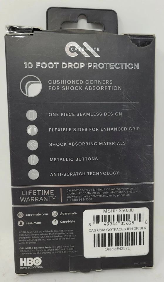 Case-Mate Game of Thrones Case for iPhone XR, Night King, Jon, Daenerys - Image 2 of 2