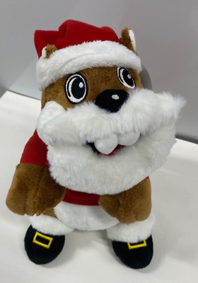 Buc-ees Beaver Christmas Plush Toy Souvenir Santa Claus 11'' Bucees Gas Station