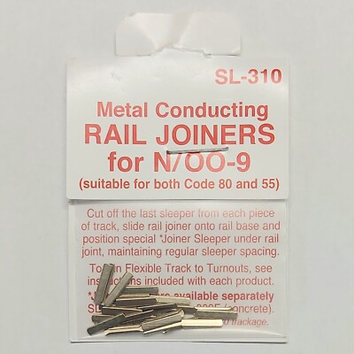 Spur N PECO Code 55 SL-310 Metall Schienenverbinder Finescale Neuware OVP