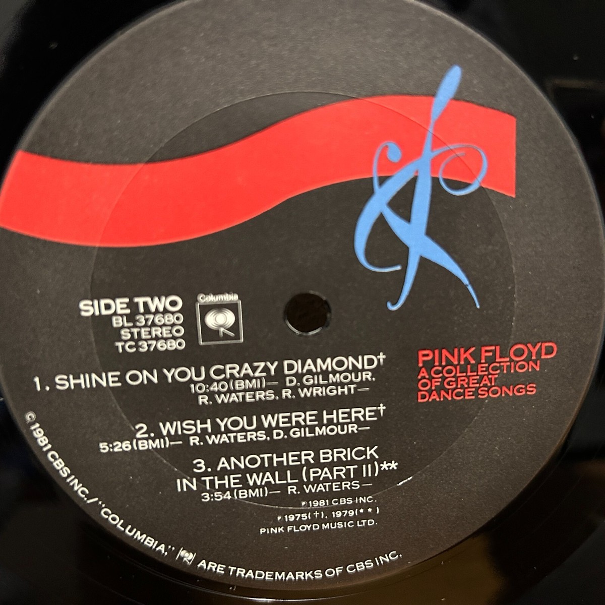 洋楽 PROMO Pink Floyd - A Collection Of Great Pink Floyd Collection of Great Dance Songs Promo 1981 LP Album TC