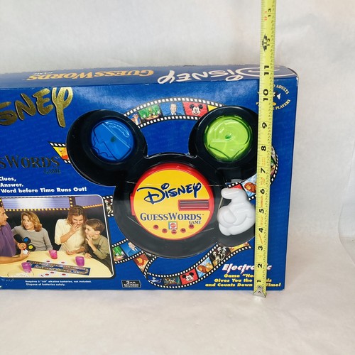 Gioco da tavolo elettronico Disney Guess Words 2001 vintage completo Mattel - Foto 8 di 11
