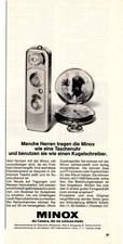 3w23622/ Reklame von 1968 &ndash; MINOX Camera