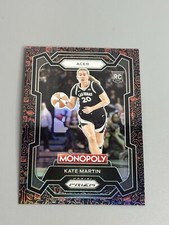 Kate Martin 2024 Panini Prizm Monopoly WNBA Rookie Red Icon #40 Las Vegas Aces