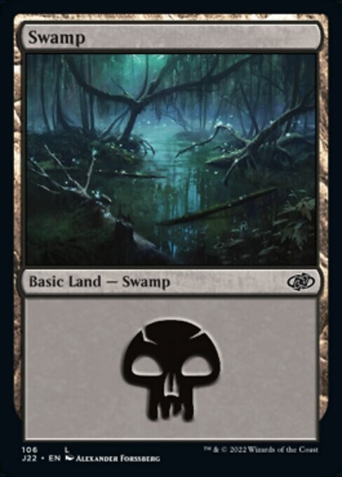 MTG Jumpstart 2022 L Swamp #106 PLAYSET 4x x4 | eBay