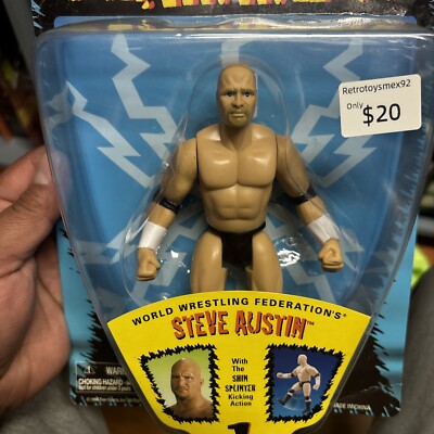 Stone Cold Steve Austin WWF Slammers Action Figure Series 1 WWE