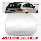 Right Passengetr Side Mirror Glass For 2009-2017 Audi Q5 /2010-2015 Audi Q7