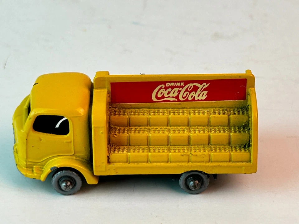 Matchbox Gray Wheel No. 37 Karrier Bantam Coca Cola Truck, Silver Plastic Wheels - Image 3 of 4