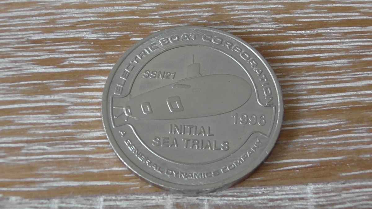 アメリカ海軍　原子力潜水艦　USS Seawolf チャレンジコイン USS Seawolf Challenge Coin