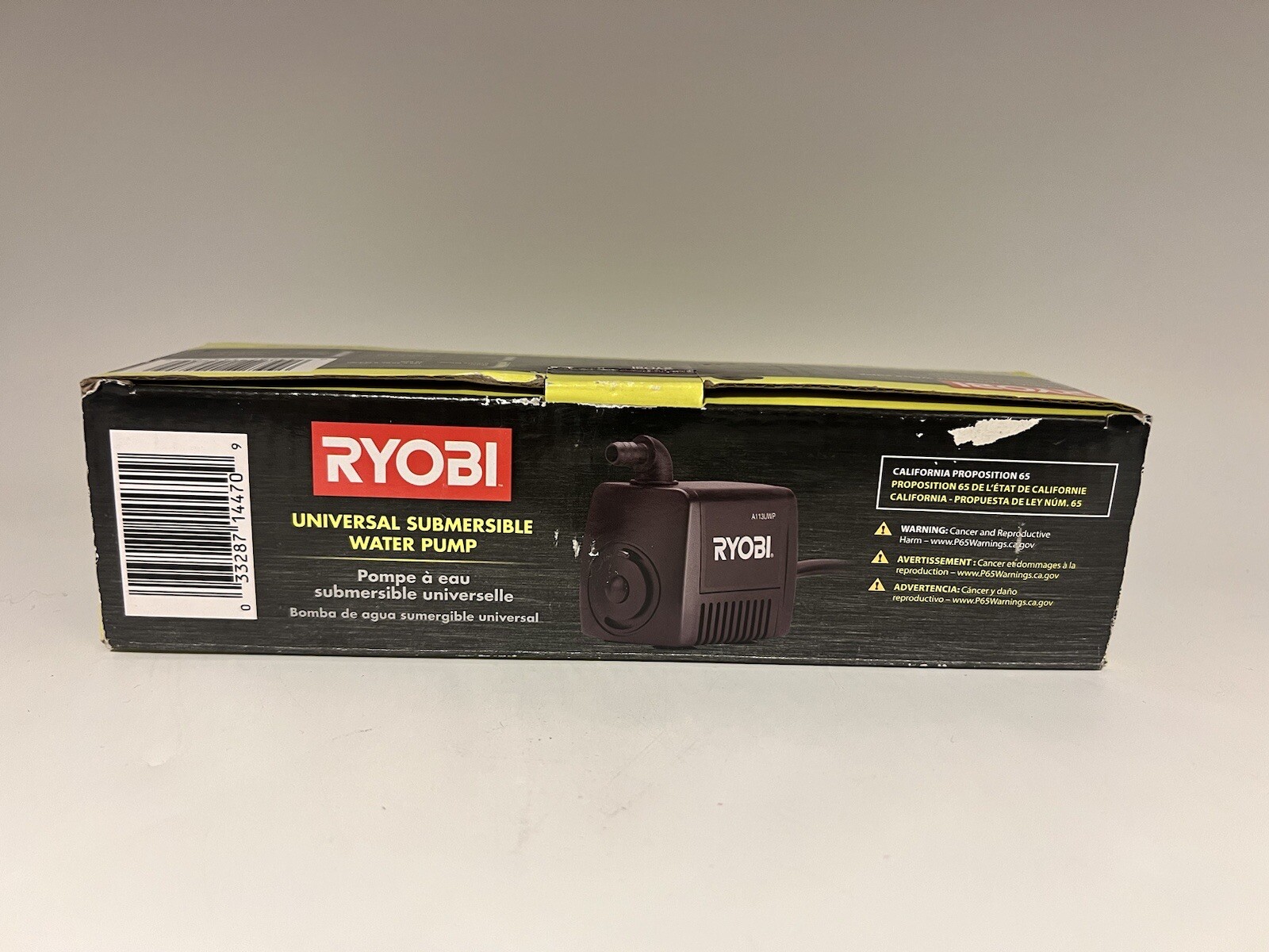 RYOBI UNIVERSAL SUBMERSIBLE WATER PUMP A114UWP eBay