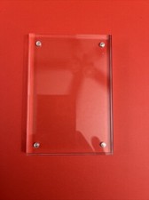 Magnetic Photo Frame / Acrylic Clear Pack For 3 Photos / 6 Pcs Size 5  x3.5  