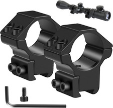 1'' Dovetail Scope Rings, 2 Pack High Profile or Medium Profile 1 Inch Scope Mou