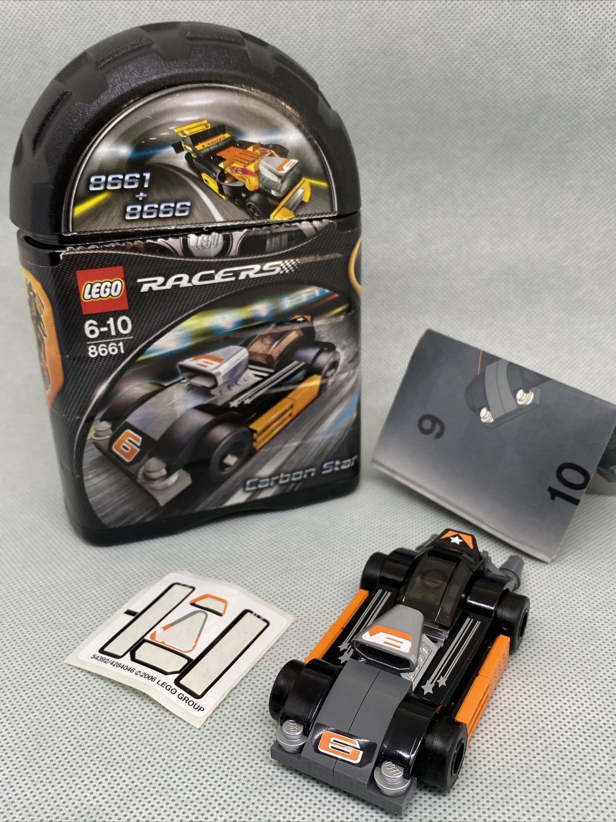 LEGO 8661 Lego Racer Carbon Star Race car -- MINT CONDITION Race car Lego Racers