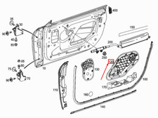 NEU MERCEDES-BENZ SL R231 TÜRDICHTUNG VORNE RECHTS INNEN A2317270287 ORIGINAL NEU MERCEDES-BENZ SL R231 TÜRDICHTUNG VORNE RECHTS INNEN A2317270287 ORIGINAL