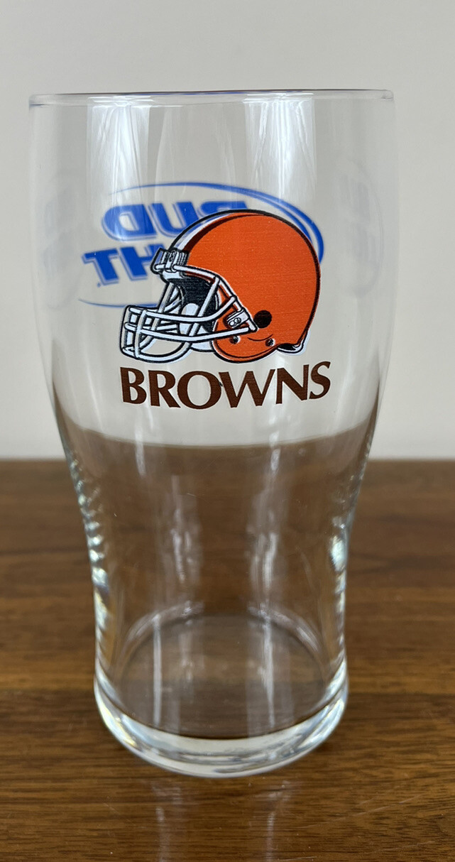 Cleveland Browns  Bud Light Beer Glass Collectible Dawg Pound