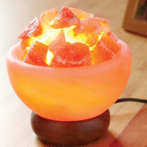 Himalayan Salt Lamp 9lb Fire Bowl Lamp – Therapeutic & Air Purifying Night Light - 第 7/10 張圖片
