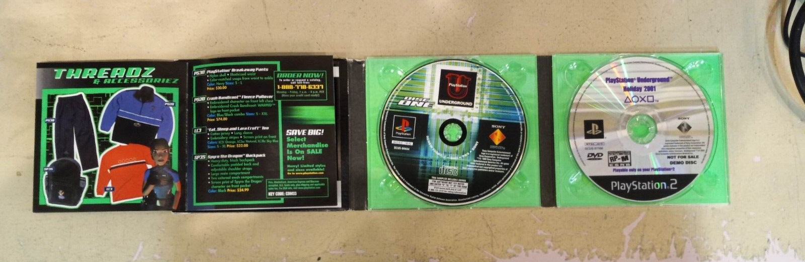 PlayStation Underground Demo Disc Version 1.3 (Sony PS1) *COMPLETE