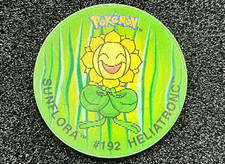 POG n° 6 #192 SUNFLORA HELIATRONC Lenticular Flippo 2001 NINTENDO POKEMON
