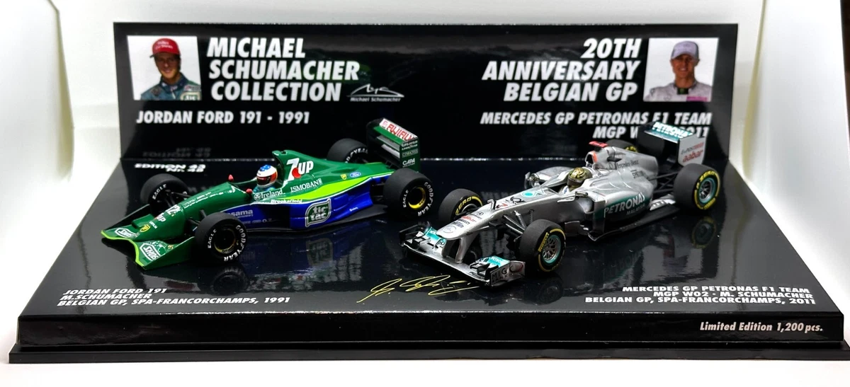 MINICHAMPS Michael Schumacher Mercedes GP Diecast Racing Cars for